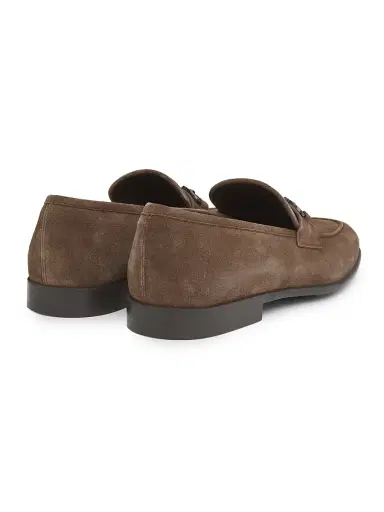Ferragamo Men's Foster Suede Loafers | Thumbnail 3 Ferragamo Men's Foster Suede Loafers | Thumbnail 3