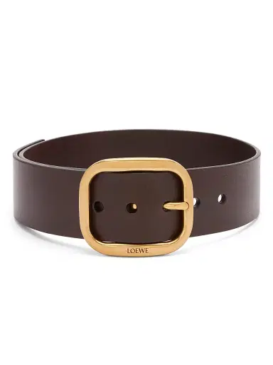 Loewe Women's Rounded Leather Belt | Thumbnail 1 Loewe Women's Rounded Leather Belt | Thumbnail 1