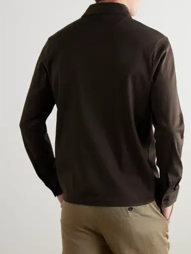 MR P. Mercerised Cotton-Jersey Polo Shirt - Men | Thumbnail 4 MR P. Mercerised Cotton-Jersey Polo Shirt - Men | Thumbnail 4