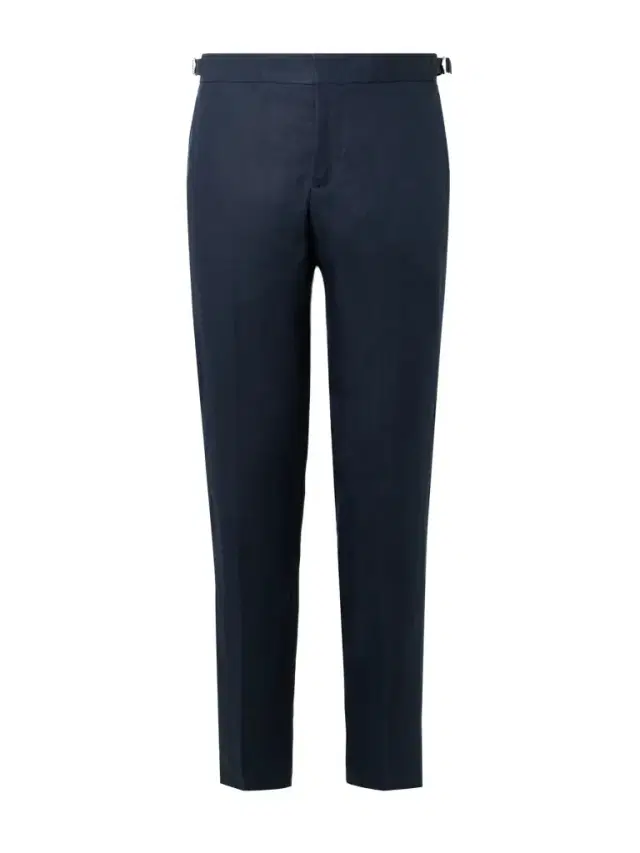 Griffon Tapered Linen Trousers - Men