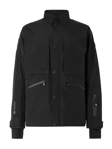 Moncler Grenoble Gorner Logo-Appliquéd Padded WINDSTOPPER® by GORE-TEX LABS Shirt Jacket - Men | Thumbnail 1 Moncler Grenoble Gorner Logo-Appliquéd Padded WINDSTOPPER® by GORE-TEX LABS Shirt Jacket - Men | Thumbnail 1