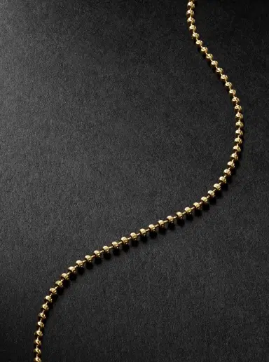 Alex Moss New York 20-inch 14-Karat Gold Ball Chain Necklace - Men | Thumbnail 4 Alex Moss New York 20-inch 14-Karat Gold Ball Chain Necklace - Men | Thumbnail 4