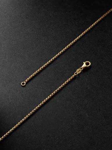 Alex Moss New York 20-inch 14-Karat Gold Box Chain Necklace - Men | Thumbnail 3 Alex Moss New York 20-inch 14-Karat Gold Box Chain Necklace - Men | Thumbnail 3