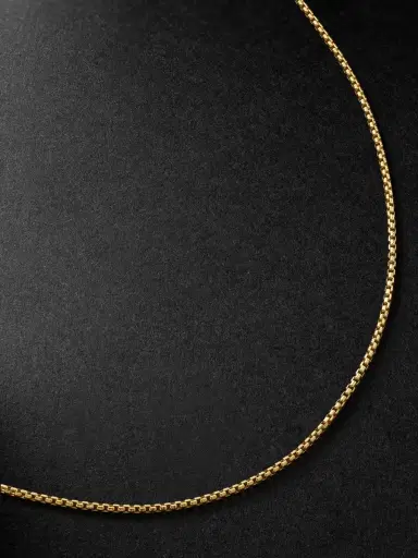 Alex Moss New York 20-inch 14-Karat Gold Box Chain Necklace - Men | Thumbnail 1 Alex Moss New York 20-inch 14-Karat Gold Box Chain Necklace - Men | Thumbnail 1