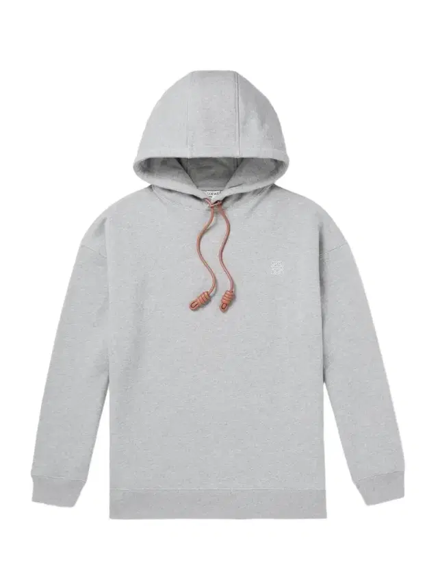 Loewe Logo-Embroidered Leather-Trimmed Cotton-Jersey Hoodie - Men