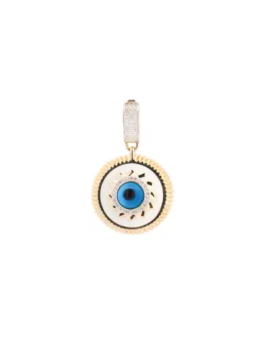 Wish Fine Jewelry 14K Gold Evil Eye Pendant | Thumbnail 1 Wish Fine Jewelry 14K Gold Evil Eye Pendant | Thumbnail 1