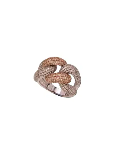 Wish Fine Jewelry 2.71ct Diamond 14K Gold Statement Pave Cuban Ring | Thumbnail 1 Wish Fine Jewelry 2.71ct Diamond 14K Gold Statement Pave Cuban Ring | Thumbnail 1