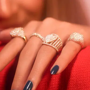 Wish Fine Jewelry 2.75ct Diamond 14K Gold Heart Cluster Ring | Thumbnail 2 Wish Fine Jewelry 2.75ct Diamond 14K Gold Heart Cluster Ring | Thumbnail 2