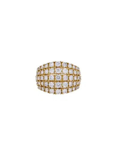 Wish Fine Jewelry 3.00ct Diamond 14K Gold Dome Ring | Thumbnail 1 Wish Fine Jewelry 3.00ct Diamond 14K Gold Dome Ring | Thumbnail 1