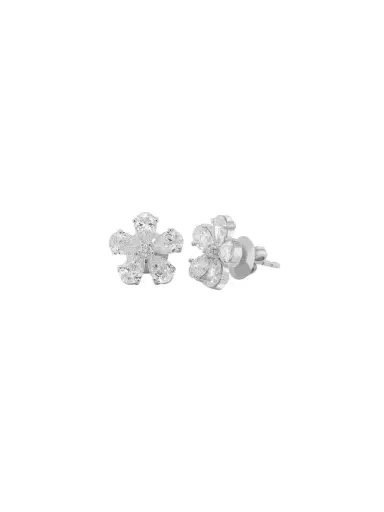 Wish Fine Jewelry 3.11ct Diamond 14K Gold Pear Shaped Petals Earrings | Thumbnail 2 Wish Fine Jewelry 3.11ct Diamond 14K Gold Pear Shaped Petals Earrings | Thumbnail 2