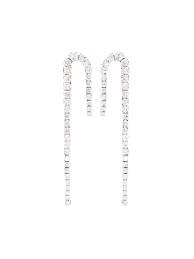 Wish Fine Jewelry 3.27ct Diamond 14K Gold Linear Cascade Earrings