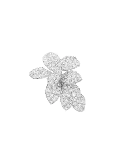 Wish Fine Jewelry 3.95ct Diamond 14K Gold Crusted Leaf Ring | Thumbnail 1 Wish Fine Jewelry 3.95ct Diamond 14K Gold Crusted Leaf Ring | Thumbnail 1