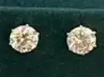 4.0ct Diamond 18K Gold Earrings