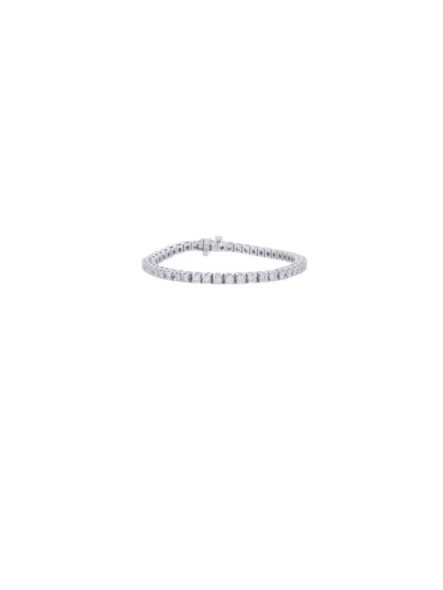 4.0ct Diamond 18K Gold Tennis Bracelet