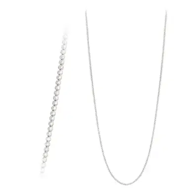 Wish Fine Jewelry 4.21ct Diamond 18K Gold Tennis Necklace | Thumbnail 1 Wish Fine Jewelry 4.21ct Diamond 18K Gold Tennis Necklace | Thumbnail 1