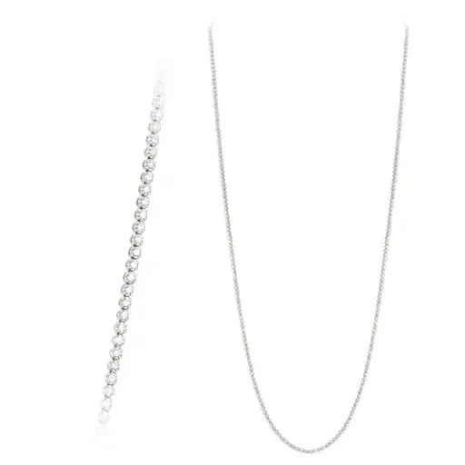 Wish Fine Jewelry 4.21ct Diamond 18K Gold Tennis Necklace