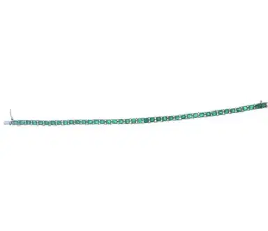 Wish Fine Jewelry 5.30cts Emerald 18K Gold Bracelet | Thumbnail 2 Wish Fine Jewelry 5.30cts Emerald 18K Gold Bracelet | Thumbnail 2
