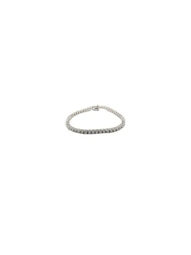Wish Fine Jewelry 5.5ct Diamond 18K Gold Tennis Bracelet
