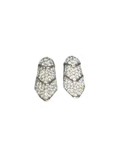 Wish Fine Jewelry 5.90ct Diamond 18K Gold Pave Earrings | Thumbnail 1 Wish Fine Jewelry 5.90ct Diamond 18K Gold Pave Earrings | Thumbnail 1