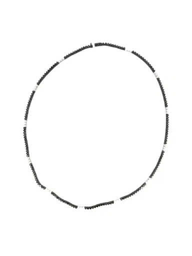 Wish Fine Jewelry 7.29ct Black Diamond 14K Gold Tennis Necklace | Thumbnail 2