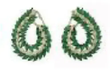 Wish Fine Jewelry 8.3ct Diamond Emerald 18K Gold Statement Earrings | Thumbnail 1 Wish Fine Jewelry 8.3ct Diamond Emerald 18K Gold Statement Earrings | Thumbnail 1