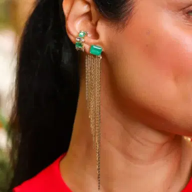 Wish Fine Jewelry Ana Rocha E Appolinario 18K Gold Eight Fringes Backing For Earrings | Thumbnail 2 Wish Fine Jewelry Ana Rocha E Appolinario 18K Gold Eight Fringes Backing For Earrings | Thumbnail 2