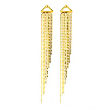 Wish Fine Jewelry Ana Rocha E Appolinario 18K Gold Eight Fringes Backing For Earrings | Thumbnail 1 Wish Fine Jewelry Ana Rocha E Appolinario 18K Gold Eight Fringes Backing For Earrings | Thumbnail 1