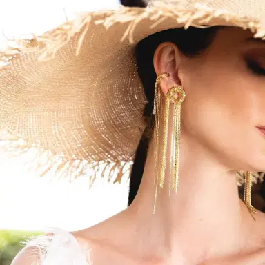 Wish Fine Jewelry Ana Rocha E Appolinario 18K Gold Nine Fringes Earcuff | Thumbnail 2 Wish Fine Jewelry Ana Rocha E Appolinario 18K Gold Nine Fringes Earcuff | Thumbnail 2