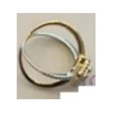 Wish Fine Jewelry Anel quadrado ilusion 2 aros | Thumbnail 2