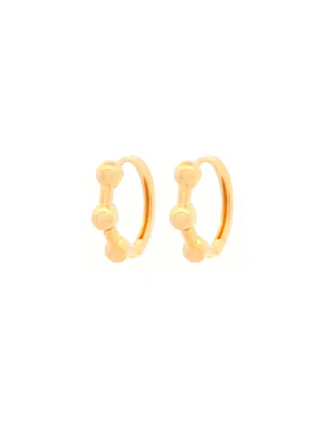 Bead Hoop 2,75g Yellow Gold