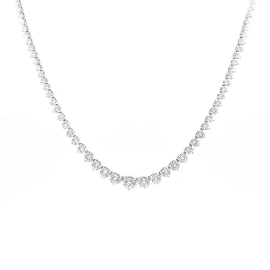 Wish Fine Jewelry Diamond 18K Gold Graduated Tennis Necklace | Thumbnail 1 Wish Fine Jewelry Diamond 18K Gold Graduated Tennis Necklace | Thumbnail 1