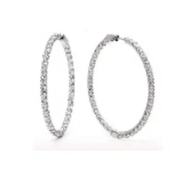 Wish Fine Jewelry Diamond Hoop | Thumbnail 2