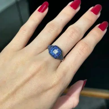Wish Fine Jewelry KW_Blue sapphire_Diamond | Thumbnail 3 Wish Fine Jewelry KW_Blue sapphire_Diamond | Thumbnail 3