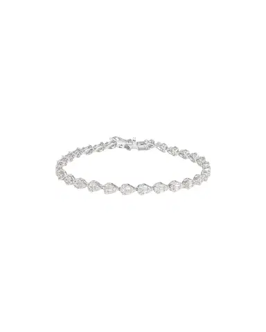 Wish Fine Jewelry Pear Shape Diamond Tennis Bracelet | Thumbnail 1