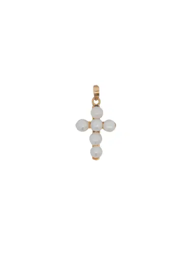 Wish Fine Jewelry Pearl 14K Gold Cross Pendant | Thumbnail 1 Wish Fine Jewelry Pearl 14K Gold Cross Pendant | Thumbnail 1