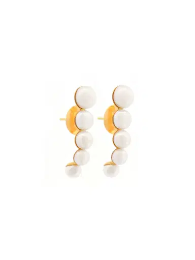 Wish Fine Jewelry Pearls Hook Earrings 18K Gold Ana Rocha & Apollinario | Thumbnail 2