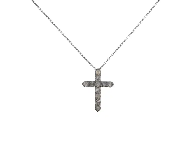 Wish Fine Jewelry PT900/PT950 2.00 CTW DIA 18" Necklaces