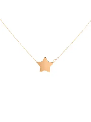 Wish Fine Jewelry Star 14K Gold Pendant Necklace | Thumbnail 1 Wish Fine Jewelry Star 14K Gold Pendant Necklace | Thumbnail 1