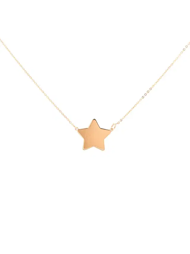 Star 14K Gold Pendant Necklace
