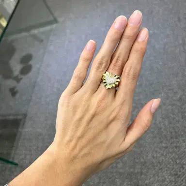Wish Fine Jewelry White Heart 14K Gold Ring | Thumbnail 2 Wish Fine Jewelry White Heart 14K Gold Ring | Thumbnail 2