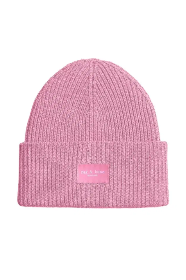 rag & bone Blake Beanie - Blush