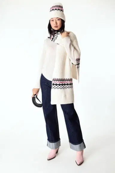 rag & bone Leigh Fair Isle Scarf | Thumbnail 2