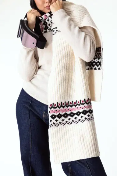 rag & bone Leigh Fair Isle Scarf | Thumbnail 3