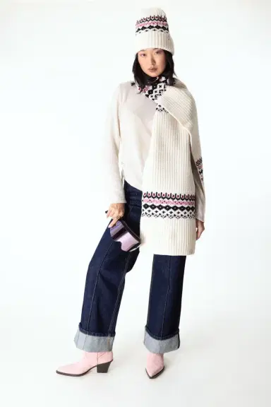 rag & bone Leigh Fair Isle Scarf | Thumbnail 4