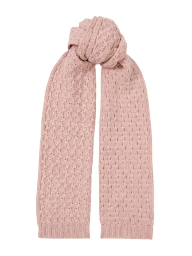 Loro Piana Valle Open-knit Cashmere Scarf