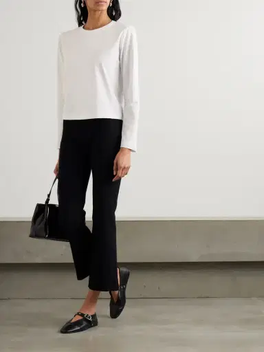 LESET Margo Cotton-jersey T-shirt | Thumbnail 2
