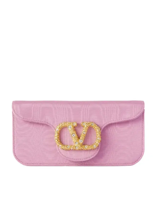 Locò Embellished Moire Clutch