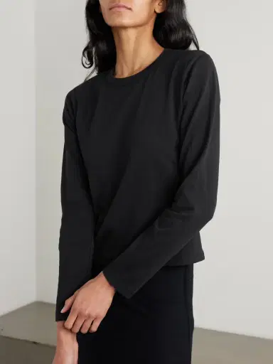 LESET Margo Cotton-jersey T-shirt | Thumbnail 3