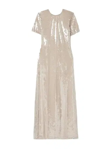 Staud Safi Gathered Sequined Tulle Maxi Dress | Thumbnail 1 Staud Safi Gathered Sequined Tulle Maxi Dress | Thumbnail 1
