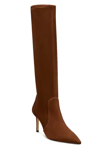 Stuart Weitzman Women's Stuart Power 75 75MM Suede Boots | Thumbnail 2 Stuart Weitzman Women's Stuart Power 75 75MM Suede Boots | Thumbnail 2